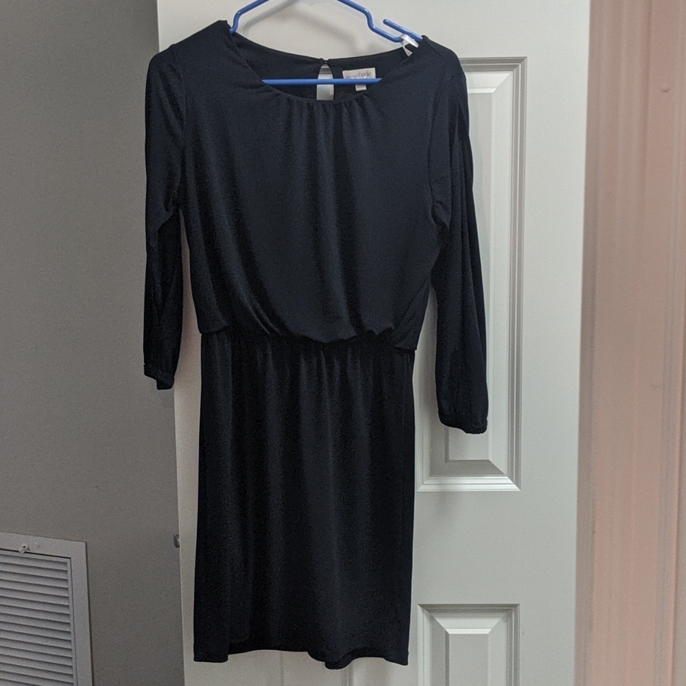 Flattering little black dress